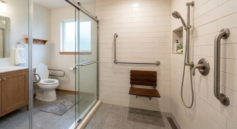 Elderly Shower Installation